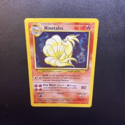 Ninetales Holo Base Set Unlimited Rare Pokemon TCG Card 12/102 - Image 5