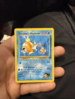 Giovanni's Magikarp 73/132 Gym Challenge Common Pokemon Card Pokemon WOTC Vtg LP - Image 1