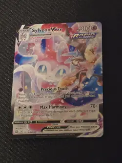 Sylveon Vmax Rapid Strike Brilliant Stars TG15/TG30 Pokemon Card , Fast Ship - Image 1