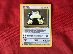 Pokemon Snorlax 90 HP Holo Rare Card Jungle 11/64 English Unlimited - Image 1