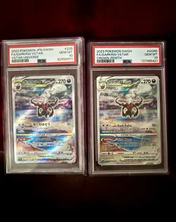 Darkrai Vstar Pokemon Card Lot Graded 10 - Image 1