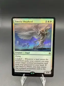 MTG Emeria Shepherd Battle For Zendikar Promo Foil #22 Pre-Release - Image 1