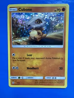 Cubone 7/12 McDonald's 2018 Set Holo NM Pokemon TCG See Pics - Image 1