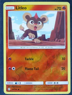 Litleo 36/236 Reverse Holo - Pokemon Cards #BO - Image 1