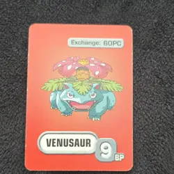Pokemon Venusaur 9 Hasbro 2005 Grass Regular Vintage Card English - Image 1
