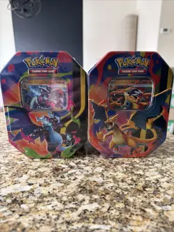 2026 Mega Charizard X EX & Mega Charizard Y EX Pokemon TCG Tins 🔥🔥 - Image 1