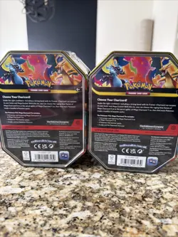 2026 Mega Charizard X EX & Mega Charizard Y EX Pokemon TCG Tins 🔥🔥 - Image 3