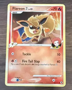 Flareon Pokemon TCG 60/111 Pokemon Rising Rivals Common NM - Image 1
