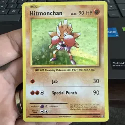 Pokemon TCG Hitmonchan 2016 XY Evolutions 62/108 Holographic Holo Rare - Image 1