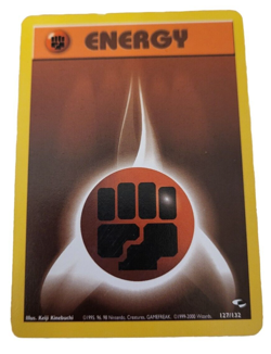 Pokemon Trading Card Gym Challenge Set Fighting Energy 127/132 Vintage 1999-2000 - Image 1
