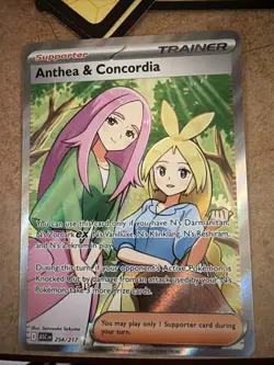 Anthea and Concordia 254/217 Ascended Heroes Pokemon TCG Full Art Trainer - Image 1