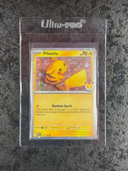 Pokemon Pikachu 051/162 Holo – Trick or Trade Stamped Promo – 70 HP - Image 1