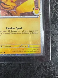 Pokemon Pikachu 051/162 Holo – Trick or Trade Stamped Promo – 70 HP - Image 4