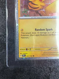 Pokemon Pikachu 051/162 Holo – Trick or Trade Stamped Promo – 70 HP - Image 5