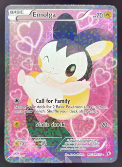 2013 Pokemon Black & White Legendary Treasures Radiant Collection #RC23 Emolga - Image 1