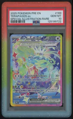 2025 Scarlet & Violet - Prismatic Evolutions Terapagos ex PSA 10 SIR #169/131 - Image 1