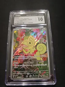 CGC Gem Mint 10 Kecleon #118 2024 Pokemon S & V Super Electric Breaker Slab - Image 1