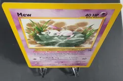 2002 Pokemon Black Star Promo Mew #47 - NM Lilypad Mew - Image 4