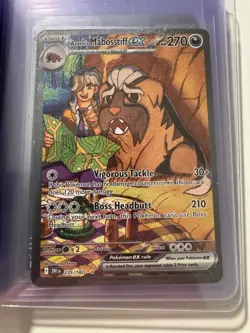 Pokemon Arvin's Mabostiff Special Illustration Rare 235/182 Destined Rivals NM/M - Image 1