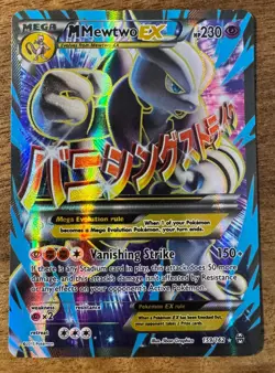 Pokemon XY Breakthrough M Mega Mewtwo EX Full Art MP 159/162 - Image 1