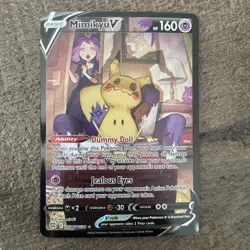 Pokemon TCG Mimikyu V TG16/TG30 Brilliant Stars Trainer Gallery NM Free Shipping - Image 1