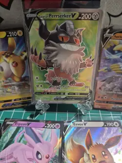 Pokemon V Lot X7 Eevee Espeon Perrserker Magearna Urshifu Ampharos Crabominable - Image 2