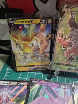 Pokemon V Lot X7 Eevee Espeon Perrserker Magearna Urshifu Ampharos Crabominable - Image 4