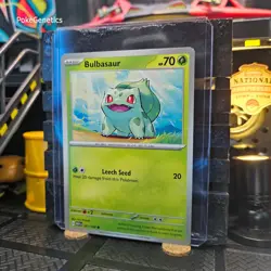 Bulbasaur 151 Pokemon TCG 001/165 Scarlet & Violet Common - Image 2