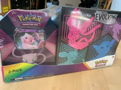 NEW Pokemon TCG Evolving Skies Elite Trainer Box ETB + Mew Tin - Image 2