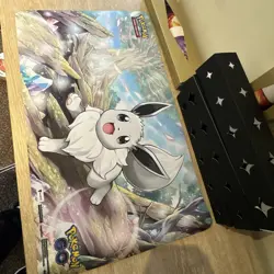 Pokemon 8 Job Lot TCG Charizard, Arceus UPC Radiant Eevee Playmats. - Image 3