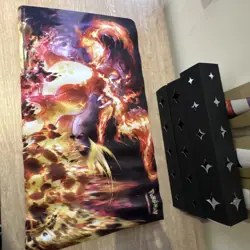 Pokemon 8 Job Lot TCG Charizard, Arceus UPC Radiant Eevee Playmats. - Image 4