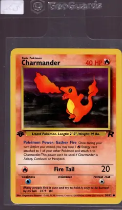 Charmander 50/82 Team Rocket 1st Edition Pokemon ENG - Image 1