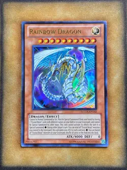 Yugioh Rainbow Dragon LCGX-EN162 Ultra Rare NM - Image 1