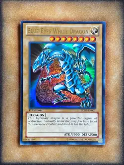 Yugioh Blue-Eyes White Dragon SDBE-EN001 Ultra Rare 1st Ed NM - Image 1