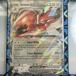 Scizor ex - 111/162 - Ultra Rare - Temporal Forces Pokemon Card NM-MINT - Image 1