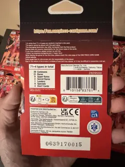 One Piece Card Game EB-03 Heroines Sleeved Booster Pack- Lot of 10 ✅Sealed - Image 2