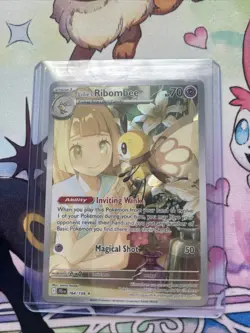 Pokemon TCG Journey Together: Lillie's Ribombee Illustration Rare Card 164/159 - Image 1