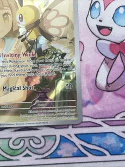 Pokemon TCG Journey Together: Lillie's Ribombee Illustration Rare Card 164/159 - Image 5