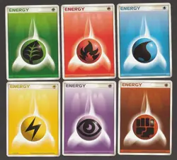 Complete Basic Energy Set Japanese Pokemon Cards 2003 Ex Series Era - Image 1