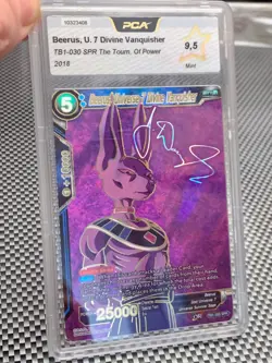 TB1-030 SPR Signature ⭐ PCA 9.5 Mint = PSA 10⭐ Dragon Ball Super Card Game 2018 - Image 1