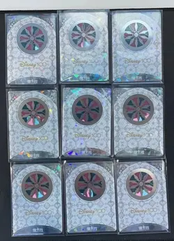 2023 Card Fun Disney 100 Carnival Chronology Metal Card *9 Lot Full Set CWM01-09 - Image 2