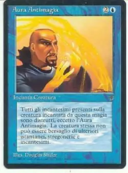Italian Anti-Magic Aura Legends Light Play MTG Magic DNA GAMES - Image 1