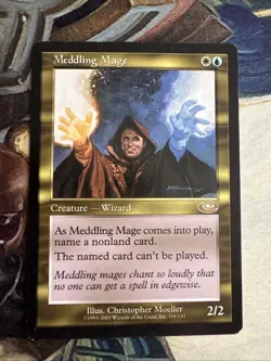 Meddling Mage Planeshift Regular Magic the Gathering LP - Image 1