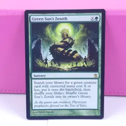 Green Sun's Zenith - Mirrodin Besieged #81/155 MTG Magic The Gathering - Image 1