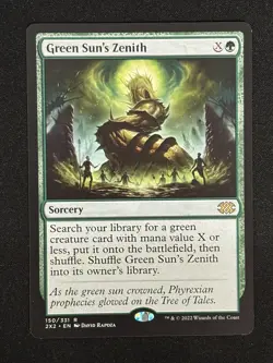 1x MTG Green Sun's Zenith - Double Masters 2022 (2X2) #150 - Magic the Gathering - Image 1