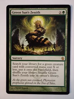 Magic The Gathering - 1x Green Sun's Zenith (mtg) Mirrodin Besieged - Image 1