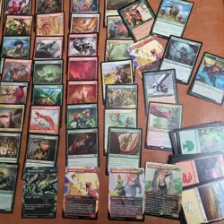 Whole COMMANDER Magic Deck - Heaven to Earth - ***DINOSAURS*** Tribal Gishath - Image 2