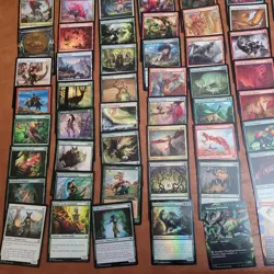 Whole COMMANDER Magic Deck - Heaven to Earth - ***DINOSAURS*** Tribal Gishath - Image 3