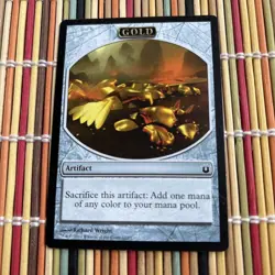 Gold Token x3 (Born Of The Gods) MtG Free Shipping - Image 3