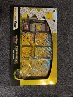 Pokemon Celebrations Pikachu V-Union Special Collection Box Promo Booster 2021 - Image 1